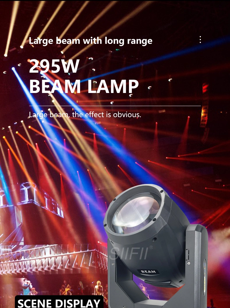 Professional Lighting 295W Beam Moving Head DJ Light Disco Moving Head Light