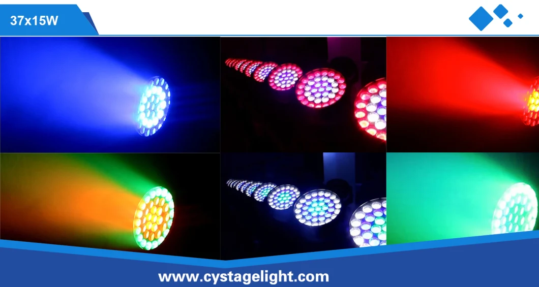DJ Party Light 37*10W RGBW Quad 4 in 1 LED Moving Head Wash Zoom