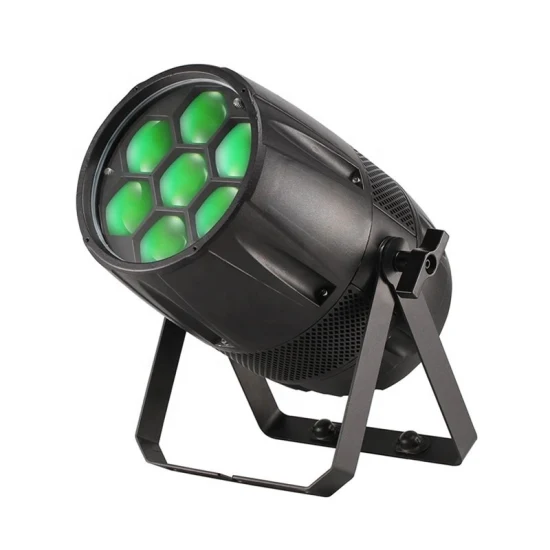 방수 LED PAR 조명 7x40W RGBW 줌 LED 무대 PAR 캔